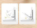 Foldable Metal Desktop Phone & Tablet Stand – Height Adjustable