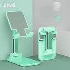 Foldable Metal Desktop Phone & Tablet Stand – Height Adjustable