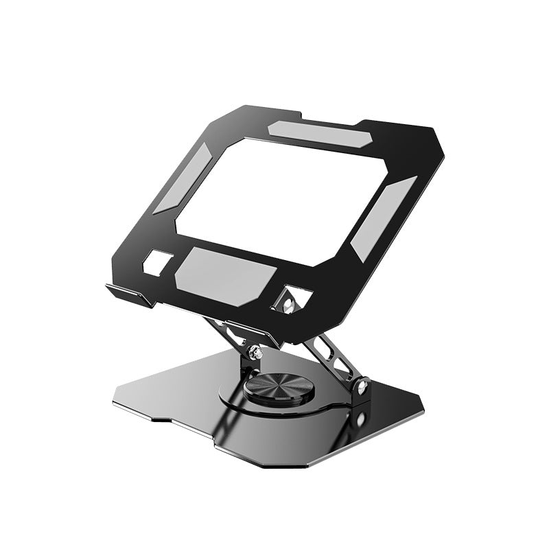 All-Metal Laptop & Tablet Desktop Stand – Rotating Foldable Cooling Base