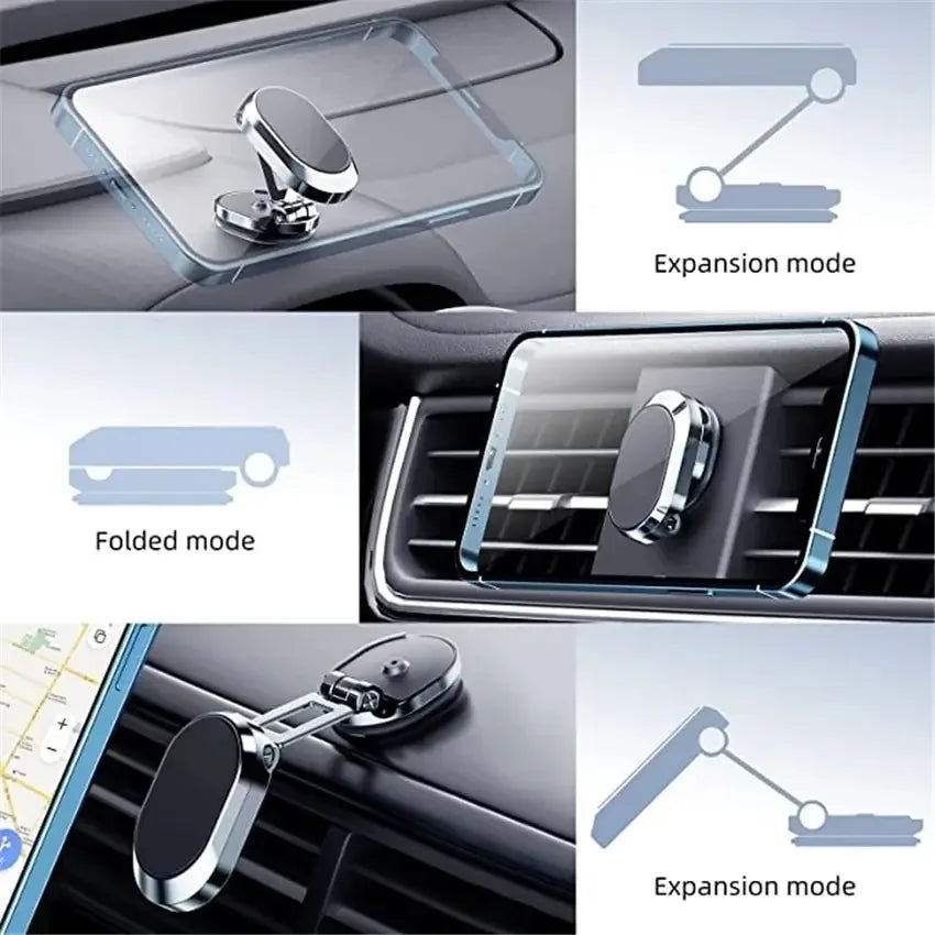 Magnetic Car Phone Holder additional angle and features
