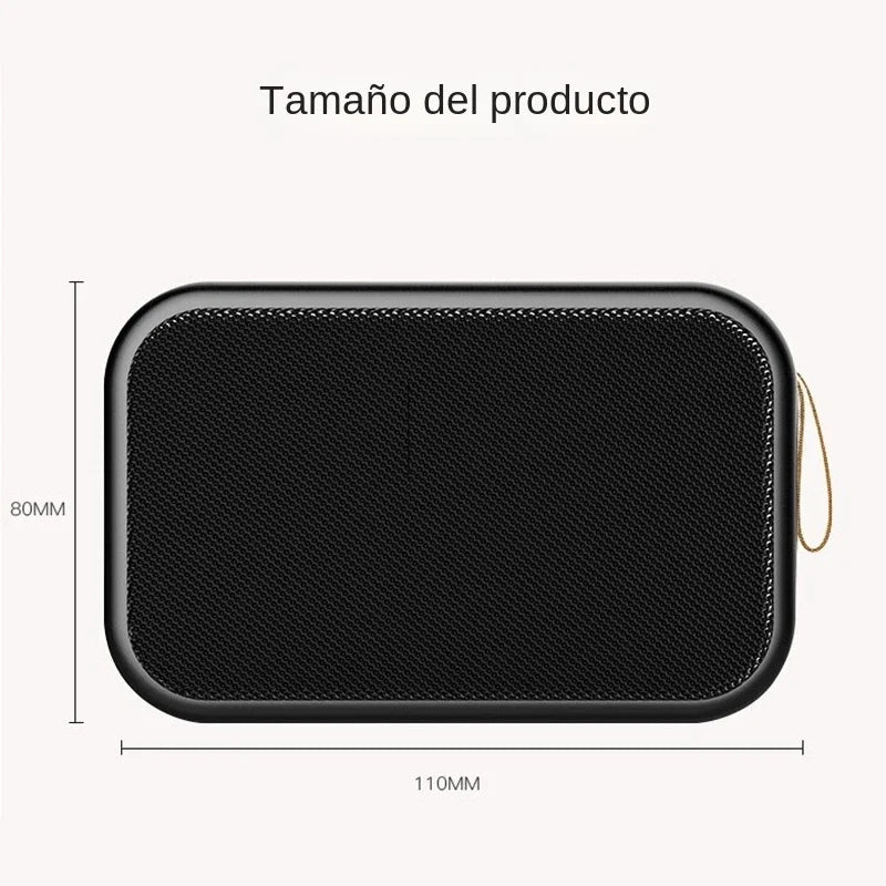 Mini Portable Bluetooth Soundbar Speaker in use lifestyle photo