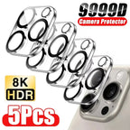 5 Pack Camera Lens Glass for iPhone 11 16