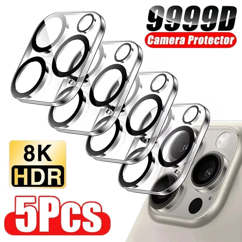 5 Pack Camera Lens Glass for iPhone 11 16