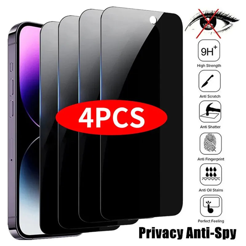 Privacy Screen Protector for iPhone (4 Pack)