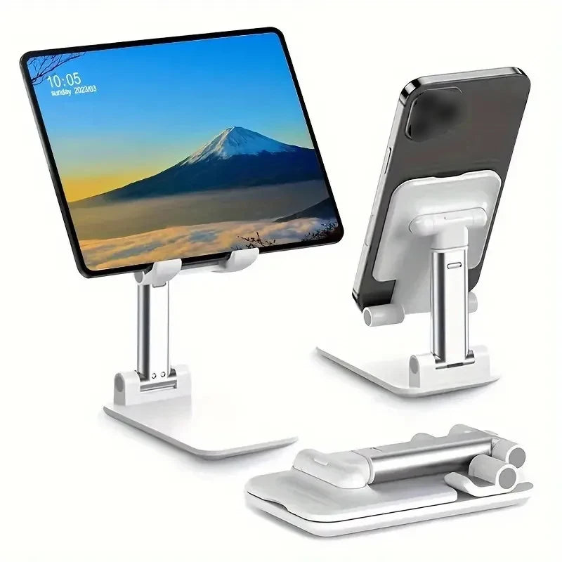 Foldable Desktop Phone & Tablet Stand additional angle and features