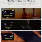 Smart Fitness Watch Bluetooth, Heart Rate & Sleep Monitor additional angle and features