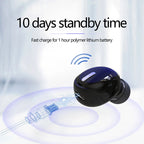 Bluetooth 5.0 Single Earbud Sports Headset in use lifestyle photo