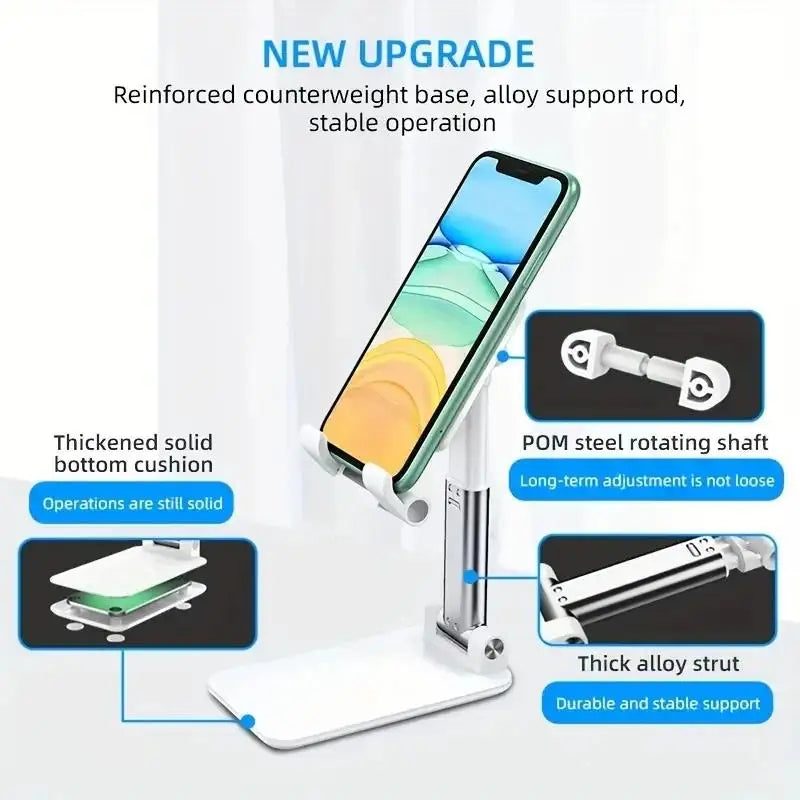 Foldable Desktop Phone & Tablet Stand in use lifestyle photo