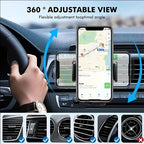 Car Air Vent Phone Holder (4.7 6.7 inch) additional angle and features